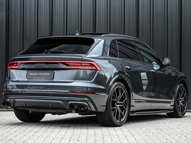 Audi Q8 60 TFSI e quattro Pro Line S Competition | Panoramadak | Luchtvering | B&O | Adaptive Cruise | Ambiance Interieur | 360 Camera | Memory Seats | Stuurverwarming |