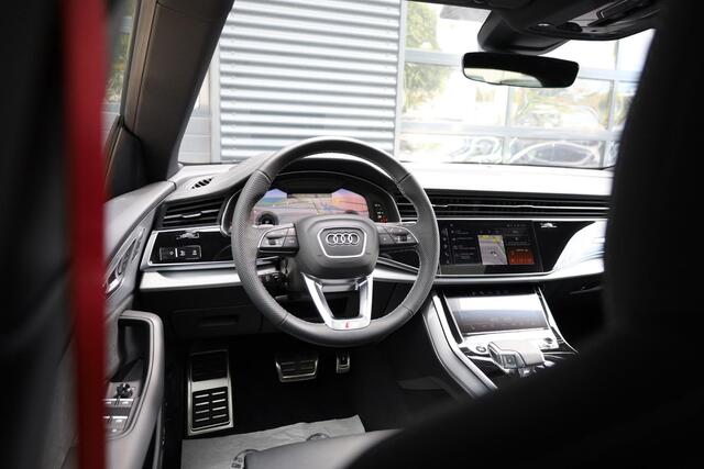 Audi Q8 55 TFSI e quattro Pro Line S |Pano |RS Zetels+Rode gordels |B&O |360° |Trekhaak |Memory |Sfeer |ACC