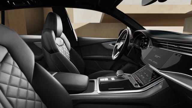 Audi Q8 60 TFSI e 490PK quattro Pro Line S Competition | Panoramadak | 23-Inch | Supersport-Stoelen | Nachtzicht | Trekhaak | Vierwiel-besturing | Head-Up | Top-View | Akoestisch-Glas