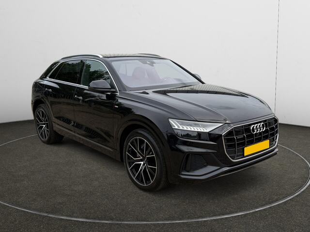 Audi Q8 50 TDI Quattro Pro Line Plus- NAP 30dkm, Dealer Onderhouden, Design Interieur, Stoelventilatie, 360 Camera