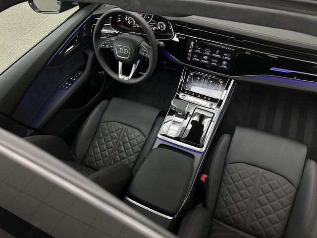 Audi Q8 60e 490pk Full Options! #RS-Stoelen | 4WS | OLED | Laser-LED | Carbon | Massage | Ventilatie | Valcona Leder+ Pakket | B&O Sound | 23'' | Alcantara hemel | Head-Up | Soft-Close | Panodak | 2x Memory | Trekhaak | Keyless-Entry | Luchtvering | Nw.Pr. 155.00
