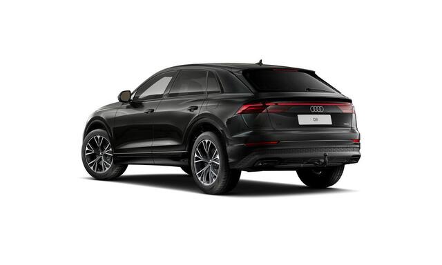 Audi Q8 55 TFSI e quattro Pro Line Advanced | Head-Up | Luchtvering | Trekhaak | Lichtpakket Plus | Keyless-pakket | Adapt Cruise | 360 camera | Panoramadak