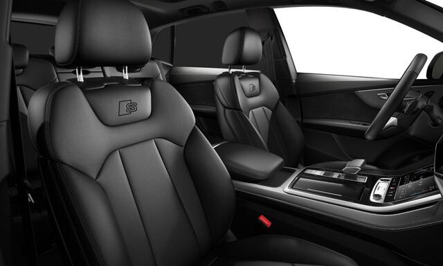 Audi Q8 55 TFSI e quattro Pro Line Advanced | Head-Up | Luchtvering | Trekhaak | Lichtpakket Plus | Keyless-pakket | Adapt Cruise | 360 camera | Panoramadak