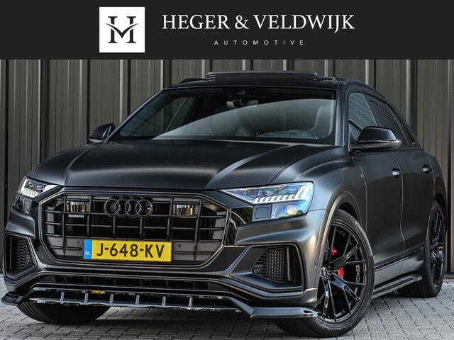 Audi Q8 55 TFSI quattro Pro Line Plus | Panoramadak | Night-Vision | Achterasbesturing | HUD | Luchtvering | B&O | Stoelmassage + Ventilatie | Camera | Soft-Close | Ambiance Interieur | Adaptive Cruise |