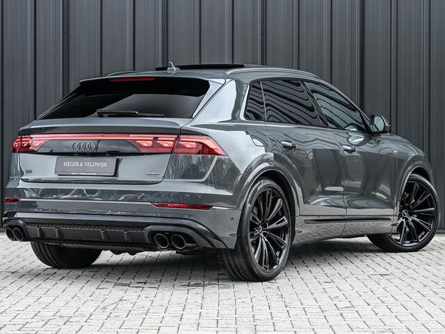 Audi Q8 60 TFSI e quattro Pro Line S Competition | B&O advanced | Audi exclusive | 5 jaar garantie | Panoramadak | massage stoelen | 4 wiel besturing | Alcantara hemel | Soft-close | Elektr. Trekhaak | Achteras besturing | Oled achterlichten