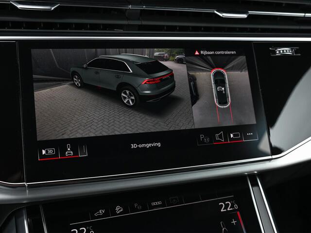 Audi Q8 55 TFSI e quattro Pro Line S | Panoramadak | NL-Auto | Dealeronderhouden | B&O | 360 Camera | Luchtvering | Adaptieve Cruise | Memory-Seats | Ambiance Interieur | Trekhaak | Stoelverwarming |