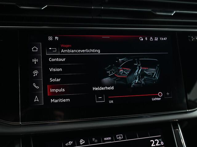 Audi Q8 55 TFSI e quattro Pro Line S | Panoramadak | NL-Auto | Dealeronderhouden | B&O | 360 Camera | Luchtvering | Adaptieve Cruise | Memory-Seats | Ambiance Interieur | Trekhaak | Stoelverwarming |