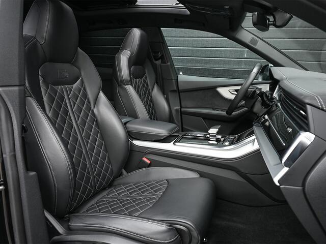 Audi Q8 55 TFSI e quattro Pro Line S | Panoramadak | NL-Auto | Dealeronderhouden | B&O | 360 Camera | Luchtvering | Adaptieve Cruise | Memory-Seats | Ambiance Interieur | Trekhaak | Stoelverwarming |