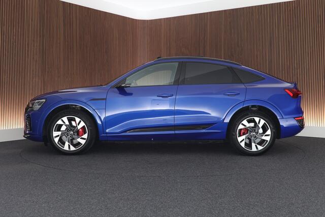 Audi Q8 Sportback e-tron 55 408pk quattro S Edition 115 kWh Trekhaak 360Camera HUD Memory Cameraspiegels Panoramadak Stoelverwarming B&O 2x S-Line
