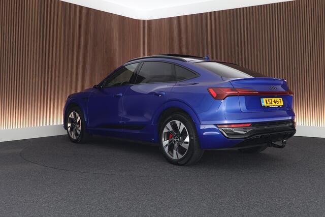 Audi Q8 Sportback e-tron 55 408pk quattro S Edition 115 kWh Trekhaak 360Camera HUD Memory Cameraspiegels Panoramadak Stoelverwarming B&O 2x S-Line