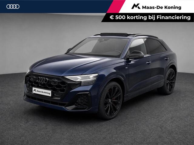 Audi Q8 60 TFSIe 490pk Tiptronic Quattro Pro Line S Comp · 360 Camera · Luchtvering · Laser LED · Wegklapbare Trekhaak · Elek. Voorstoelen · Nachtzicht · 23'' Inch · Garantie t/m 11-03-2031 of 100.000km