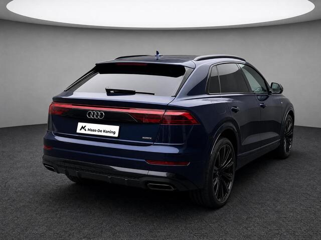 Audi Q8 60 TFSIe 490pk Tiptronic Quattro Pro Line S Comp · 360 Camera · Luchtvering · Laser LED · Wegklapbare Trekhaak · Elek. Voorstoelen · Nachtzicht · 23'' Inch · Garantie t/m 11-03-2031 of 100.000km