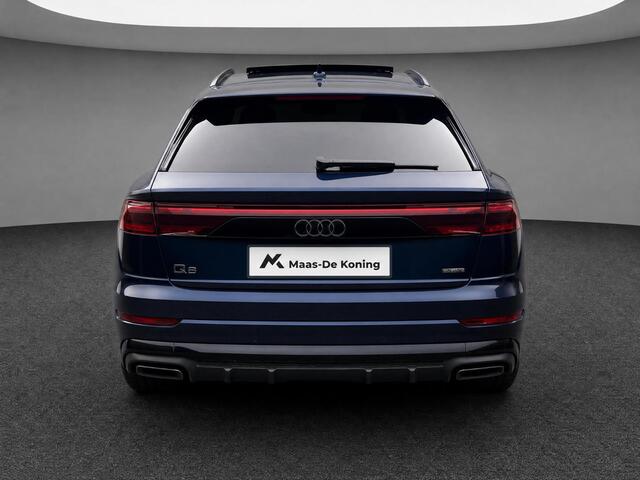Audi Q8 60 TFSIe 490pk Tiptronic Quattro Pro Line S Comp · 360 Camera · Luchtvering · Laser LED · Wegklapbare Trekhaak · Elek. Voorstoelen · Nachtzicht · 23'' Inch · Garantie t/m 11-03-2031 of 100.000km