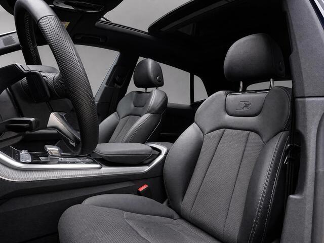 Audi Q8 60 TFSIe 490pk Tiptronic Quattro Pro Line S Comp · 360 Camera · Luchtvering · Laser LED · Wegklapbare Trekhaak · Elek. Voorstoelen · Nachtzicht · 23'' Inch · Garantie t/m 11-03-2031 of 100.000km