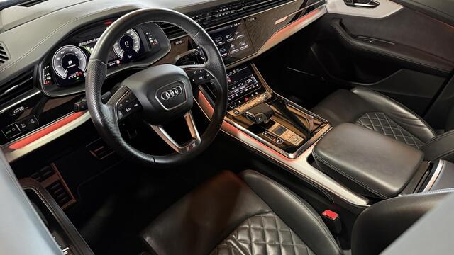 Audi Q8 60 TFSI e quattro Pro Line S Competition PHEV / HUD / Trekhaak / Pano / B&O/ 360 camera / Matrix-Led /Memory / Stoelverwarming V+A / Zonwering