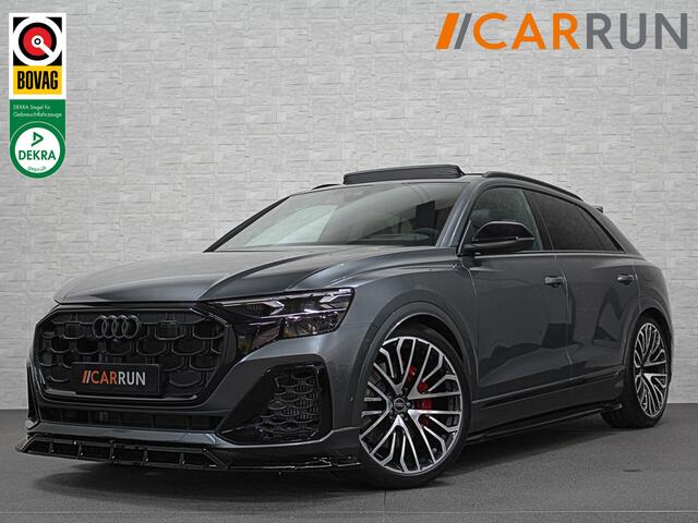 Audi Q8 60e 490pk Full Options! #RS Massage Seats | 4WS | OLED | Laser | Ventilatie | Valcona Leder+ Pakket | B&O Sound | 23'' | Alcantara hemel | Head-Up | Soft-Close | Panodak | 2x Memory | Trekhaak | Keyless-Entry | Luchtvering | | Nieuw | Fabrieksgarantie.