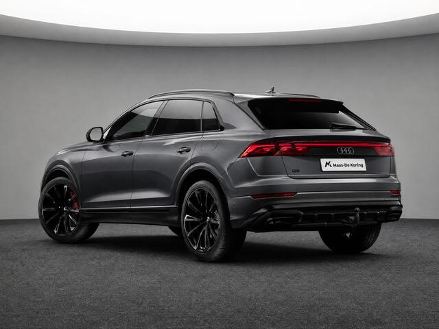 Audi Q8 60 TFSI e quattro Competition Plus 490 PK · Glazen panoramadak · B&O Premium 3D · Decoratielijsten mat carbon twill
