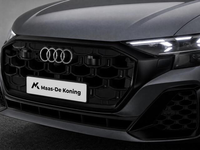 Audi Q8 60 TFSI e quattro Competition Plus 490 PK · Glazen panoramadak · B&O Premium 3D · Decoratielijsten mat carbon twill