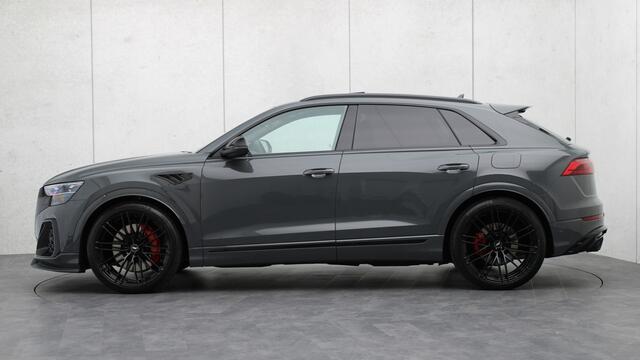 Audi Q8 60 TFSI e quattro ABT 'Nimbus grey' | B&O 3D | Massage | Head-up | Soft-Close | Panoramadak | Stoelventilatie | Trekhaak