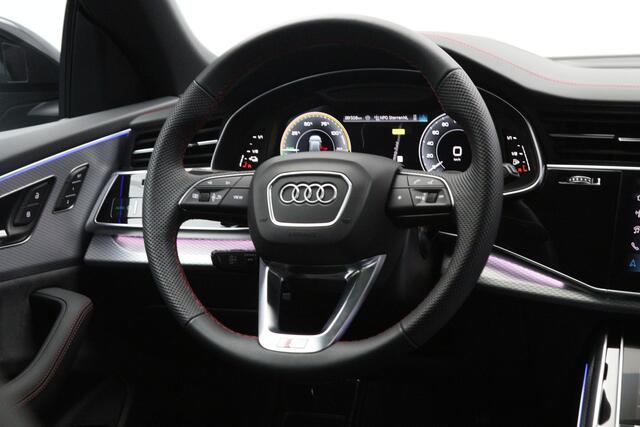 Audi Q8 60 TFSI e 490 PK Quattro S-Line Pro Line Competition PHEV, Panoramadak, Trekhaak, RS-Stoelen, Bang&Olufsen, Memory, Sfeerverlichting