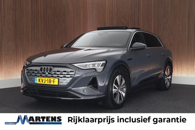 Audi Q8 e-tron 50 340pk quattro S Edition 95 kWh SOH 100% B&O HUD Keyless Stoelverwarming Camera Panoramadak Navigatie 2x S-Line