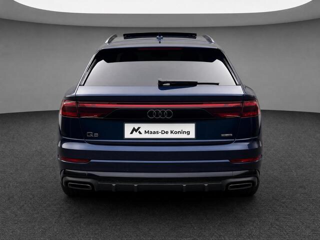 Audi Q8 60 TFSIe 490pk Tiptronic Quattro Pro Line S Comp · 360 Camera · Luchtvering · Laser LED · Wegklapbare Trekhaak · Elek. Voorstoelen · Nachtzicht · 23'' Inch · Garantie t/m 11-03-2031 of 100.000km