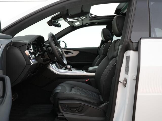Audi Q8 60 TFSI e 462pk quattro Pro Line S Competition |Maxton|pano|RS-seats|luchtvering|memory|matrix LED|Apple Carplay|360 camera|blind spot|stoelverwarming|23" LMV|