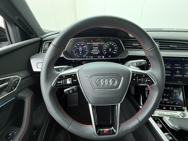Audi Q8 e-tron 55 quattro S Edition Competition 115 kWh | 408 PK | SoH 83% | Trekhaak | Panoramadak | Luchtvering | Head-up display | Area view 360 | Matrix LED | S line | Stoelverwarming V+A |