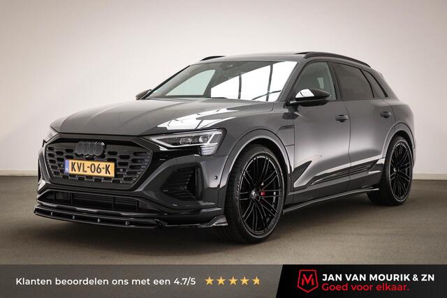 Audi Q8 e-tron 55 quattro Advanced Edition 115 kWh | PANORAMADAK | HEAD UP | LEDER | SFEERVERLICHTING | B&O | 360 CAMERA | TREKHAAK | 23"