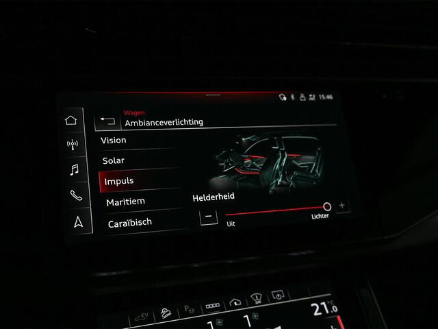 Audi Q8 55 TFSI e quattro Pro Line Plus | Panoramadak | Night Vision | B&O | HUD | 360 Camera | Adaptive Cruise | Luchtvering | Stoelverwarming V+A | Ambiance Verlichting | Trekhaak |