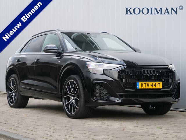Audi Q8 55 TFSI e-hybrid quattro Black Line 394 Pk Automaat Navi / DAB / Apple Carplay / Pano-dak / 360 camera