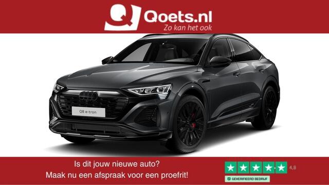 Audi Q8 Sportback e-tron 55 quattro S Edition 115 kWh Panoramadak - Adaptieve Cruise Control - S Sportstoelen - Uitgebreide interieurvoorverwarming - B&O - Parkeerassistent - 2e laadpunt -