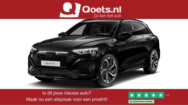 Audi Q8 e-tron 55 quattro S Edition 115 kWh Trekhaak - Panoramadak - Adaptieve Cruise Control - Head up - Stoelverwarming voor/achter - LED koplampen - Uitgebreide interieurvoorverwarming -