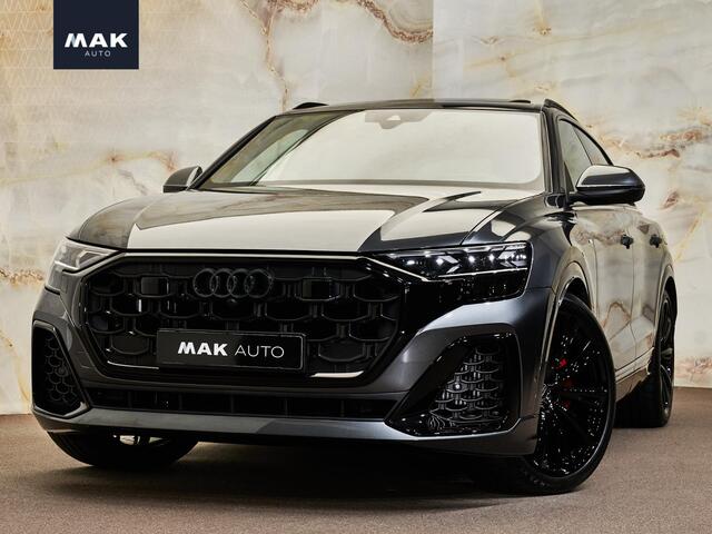Audi Q8 55 TFSI e Quattro Pro Line S , pano, B&O, 4W-best., OLED, luchtv., tr.haak, S sportstoelen, Laserlicht, HUD, 23", keyless