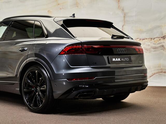 Audi Q8 55 TFSI e Quattro Pro Line S , pano, B&O, 4W-best., OLED, luchtv., tr.haak, S sportstoelen, Laserlicht, HUD, 23", keyless