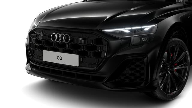 Audi Q8 e-hybrid quattro 490 Tiptronic Competition Plus | Glazen panoramadak | Optiekpakket zwart plus | Parkeerhulp plus inclusief achteruitrijcamera