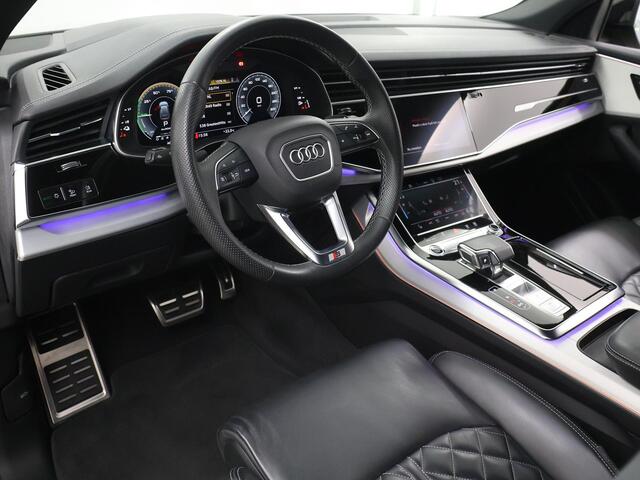Audi Q8 60 TFSI e quattro Pro Line S Competition | SOH 90% | Optiek-Pakket- Zwart Plus | S Sportstoelen Plus | Business-Pakket | Stoelverwarming voor + achter | HD Matrix | Luchtvering | 360 Camera | Adaptieve Cruise Control |