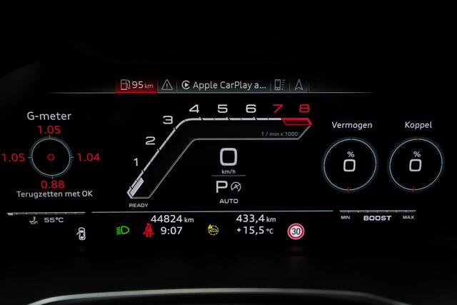 Audi RS Q3 Sportback 400pk TFSI |pano|RS-stoelen memory|Sonos|360 camera|matrix-LED|HUD|drive select|blind spot|sfeerverlichting|Apple Carplay|elek. achterklep|21"lichtmetalen velgen|