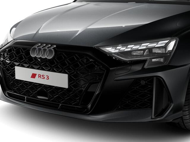 Audi RS3 Sportback 2.5 TFSI RS3 quattro 400 PK · RS-sportuitlaatsysteem · Glazen Panoramadak · SONOS Premium 3D · Topsnelheid 280 km/h · Adaptief onderstel, Audi Drive Select