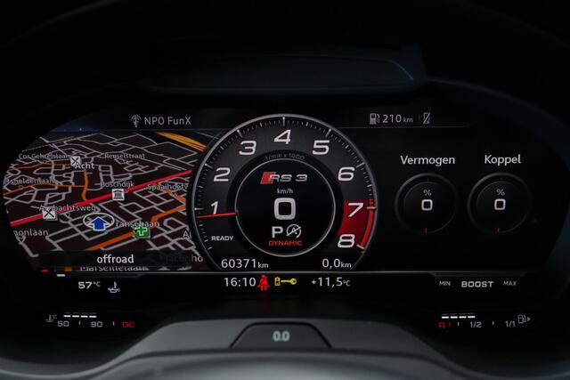 Audi RS3 Limousine 2.5 400 pk TFSI quattro |panoramadak|virtual cockpit|B&O|drive select|matrix-LED|sportstoelen diamond stiching|cruise control adaptief|parkeercamera en sensoren|climate control19"|