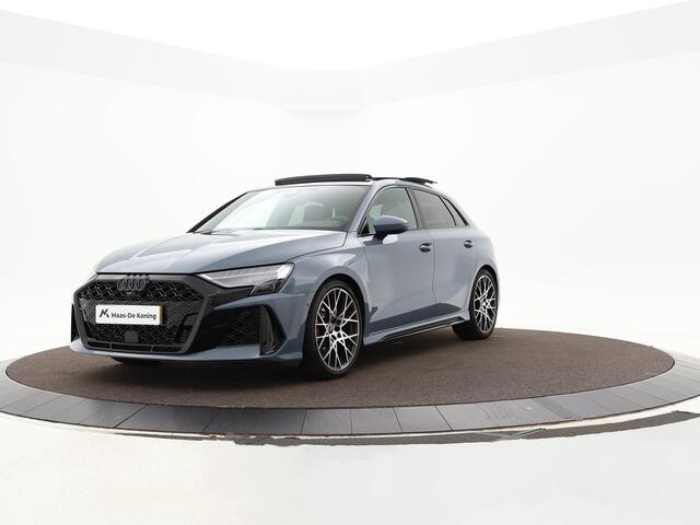 Audi RS3 Sportback 2.5 TFSI quattro 400 PK · Topsnelheid 280 km/h · RS Sportuitlaat · SONOS Premium 3D · Glazen panoramadak
