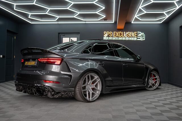 Audi RS3 A3 Limousine 2.5 TFSI quattro Widebody / TTE700 / Full PPF / B&O / Pano / IPE Titanium uitlaat / VC / Custom RS3 VOL Stage 3