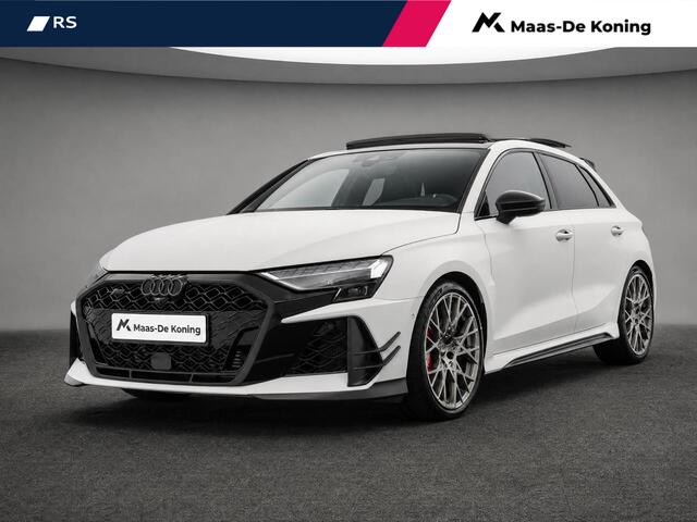 Audi RS3 Sportback 2.5 TFSI quattro 400 PK competition limited 593/750 · Audi Exclusive Gletsjerwit Mat Effect · Head-Up display · Sonos Premium 3D · Panorama dak · RS sportuitlaat