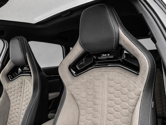 Audi RS3 Sportback 2.5 TFSI quattro 400 PK competition limited 593/750 · Audi Exclusive Gletsjerwit Mat Effect · Head-Up display · Sonos Premium 3D · Panorama dak · RS sportuitlaat