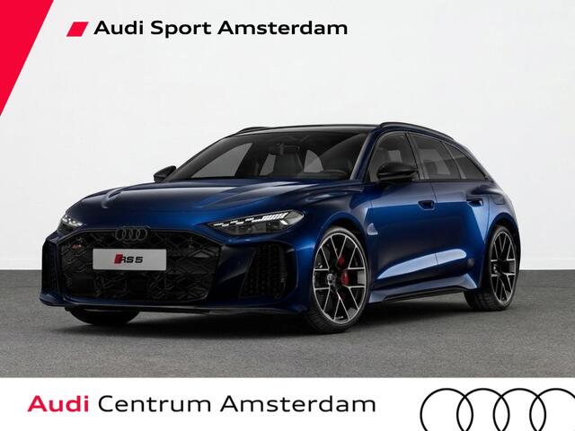 Audi RS5 Avant e-hybrid 470 kW 639 pk | Audi Sportpakket | Mugelloblau Perl | Panorama-glasdak | Head-up display |