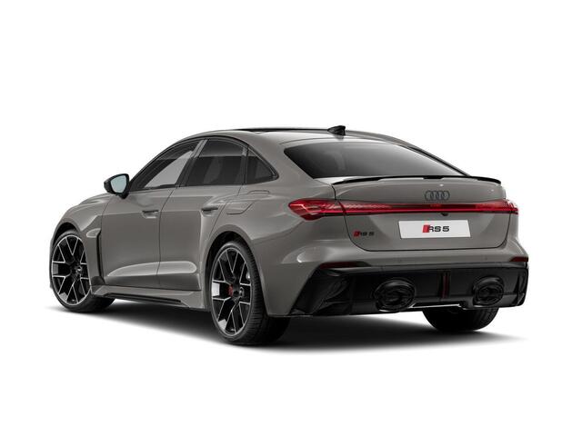 Audi RS5 Limousine RS 5 Limousine e-hybrid 470 kW / 639 PK Limousine | Ambiente lichtpakket pro | Techniek pakket pro | Akoestisch glas voorportieren | Audi sportpakket | Head-up display | Voorventilatie comfort | B&O premium soundsysteem | Spiegelkappen carbon |