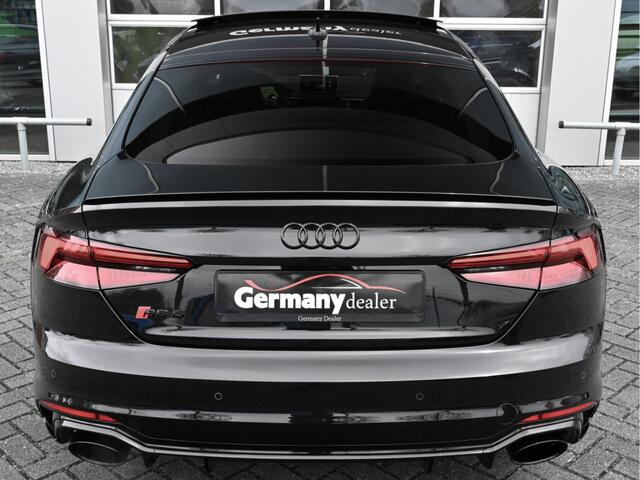 Audi RS5 Sportback 2.9TFSI 450pk Quattro Black optic RS-Zetels Milltek Pano B&O Head-Up 360-Camera 20-Inch Keyless ACC VOL!