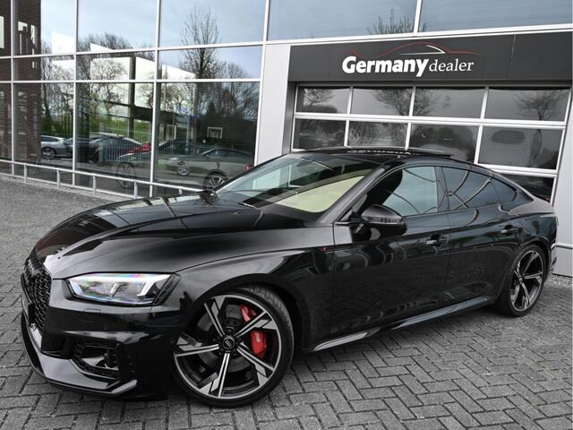 Audi RS5 Sportback 2.9TFSI 450pk Quattro Black optic RS-Zetels Milltek Pano B&O Head-Up 360-Camera 20-Inch Keyless ACC VOL!