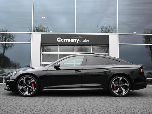 Audi RS5 Sportback 2.9TFSI 450pk Quattro Black optic RS-Zetels Milltek Pano B&O Head-Up 360-Camera 20-Inch Keyless ACC VOL!