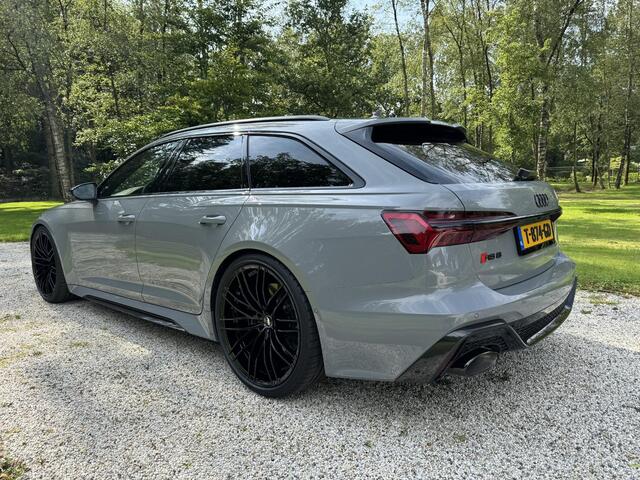 Audi RS6 A6 Avant TFSI quattro 750pk JD | Dynamic+ pack | B&O High | Carbon | Keramisch | Abt onderstel | Volleder + Alc | Panodak | SoftClose | Stoelkoeling | HUD | Standkachel | Xpel | Etc.. etc..